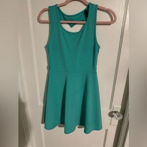 3 for $15 Teal Skater Mini Dress